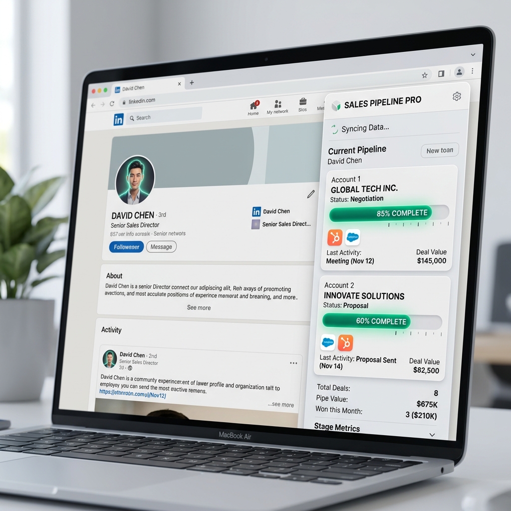 LinkedIn CRM Chrome Extension